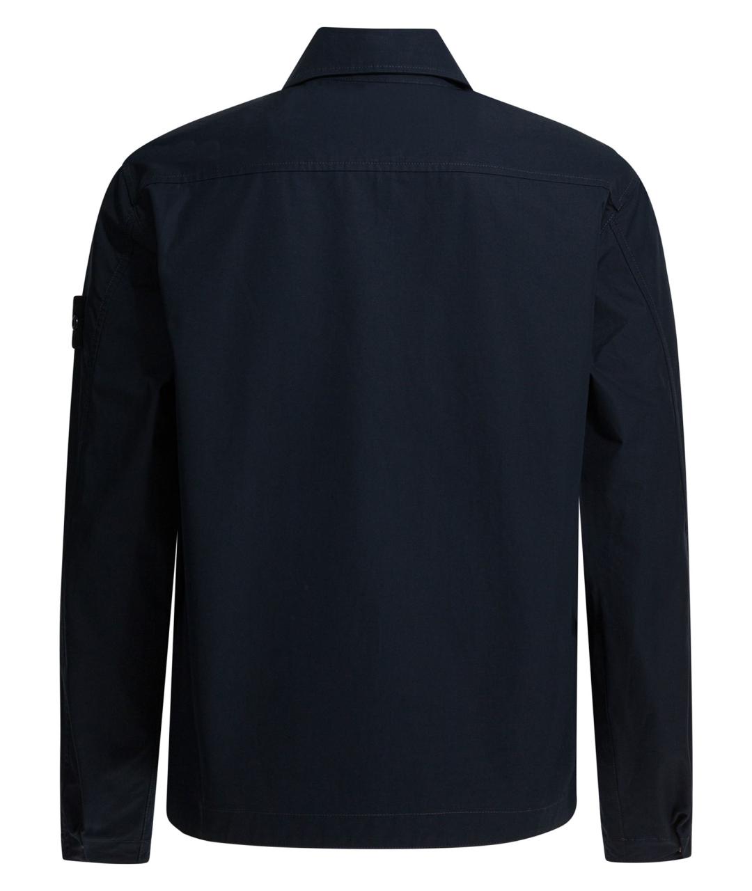 STONE ISLAND Синяя хлопковая куртка, фото 2