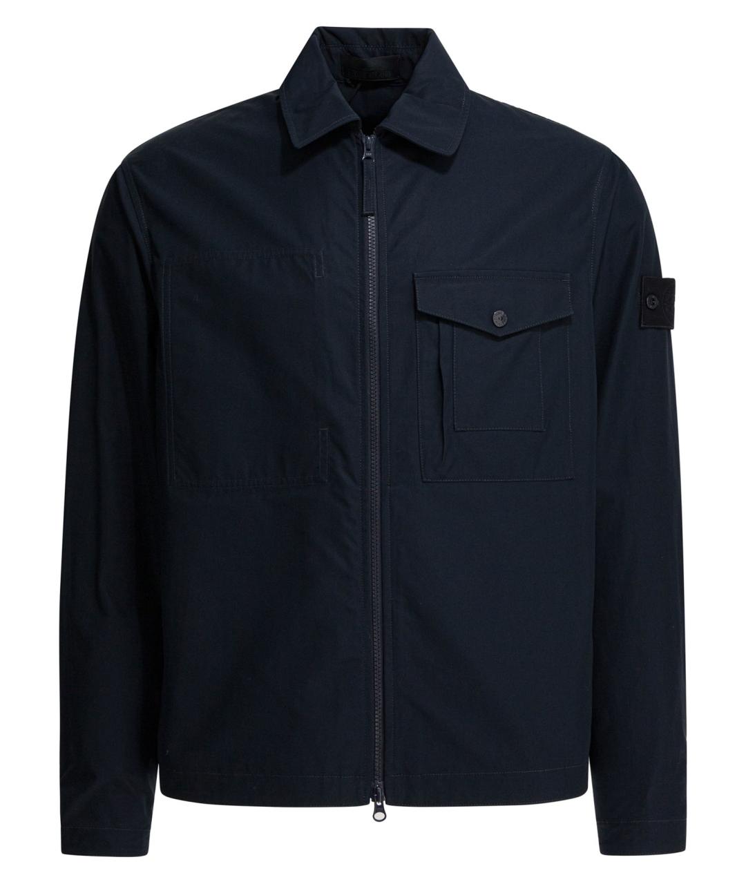 STONE ISLAND Синяя хлопковая куртка, фото 1