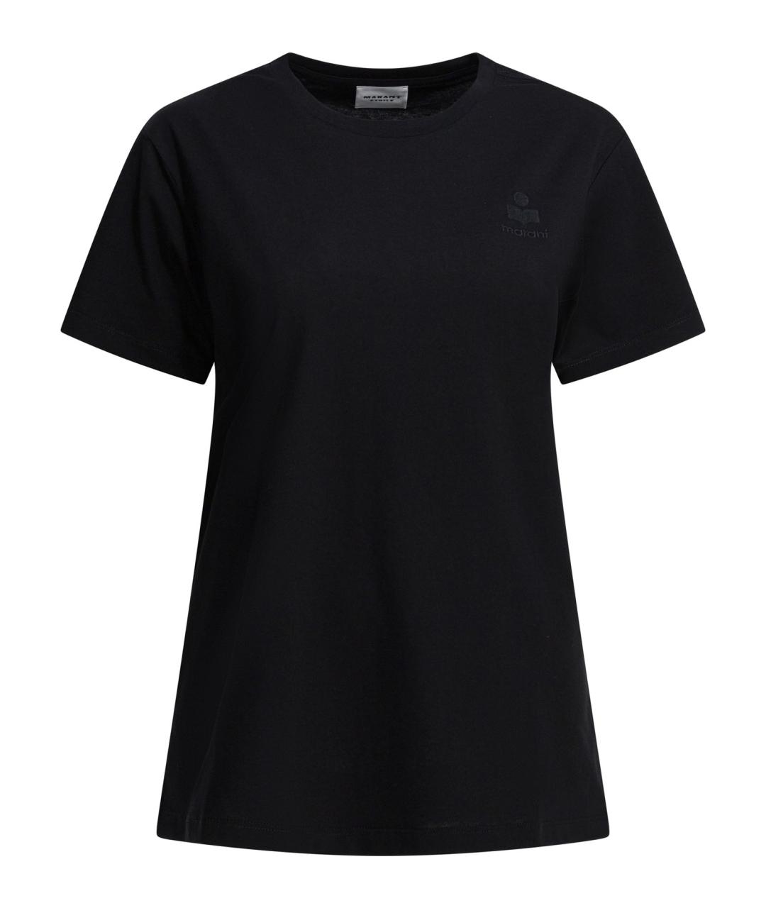 ISABEL MARANT ETOILE Черная хлопковая футболка, фото 1