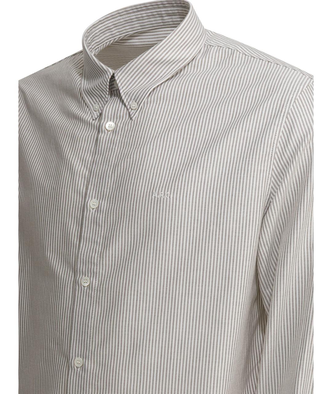 A.P.C. Хлопковая кэжуал рубашка, фото 4