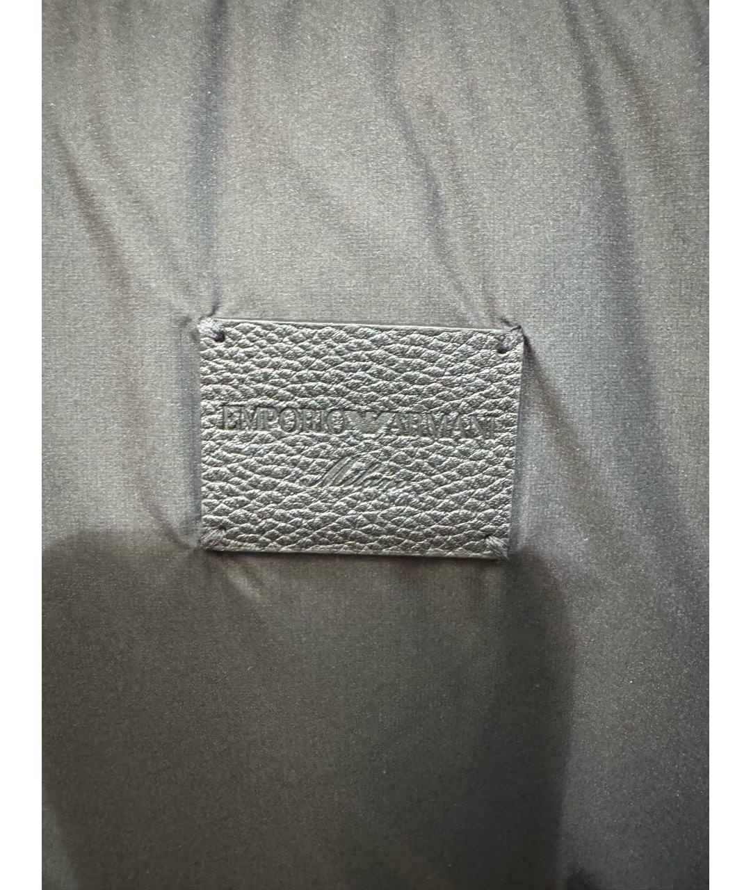 ARMANI EXCHANGE Черный пуховик, фото 3