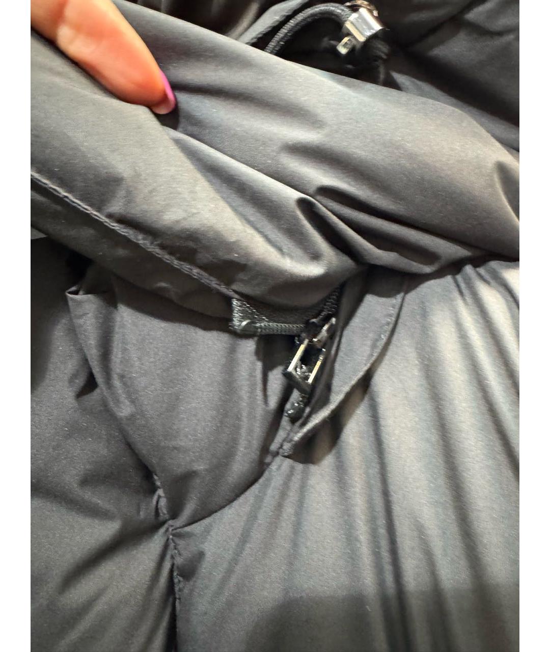 ARMANI EXCHANGE Черный пуховик, фото 4