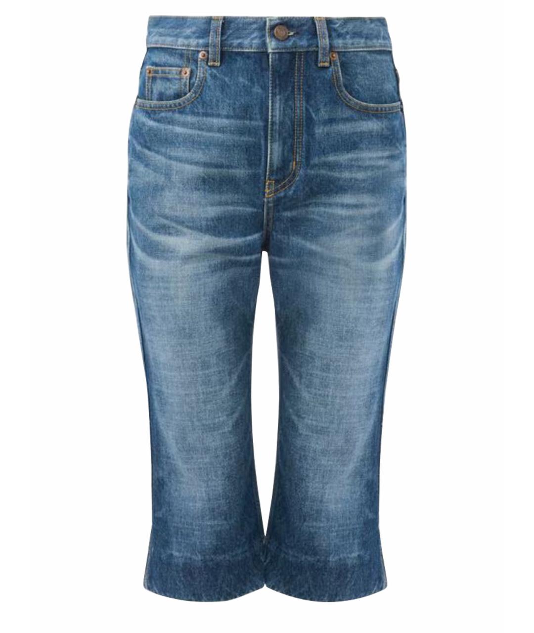 CHLOE Синие хлопковые джинсы слим, фото 1