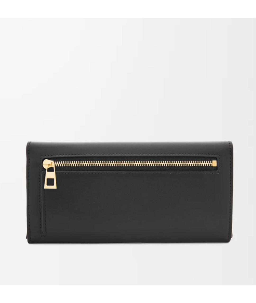 LOEWE Черный кожаный кошелек, фото 3