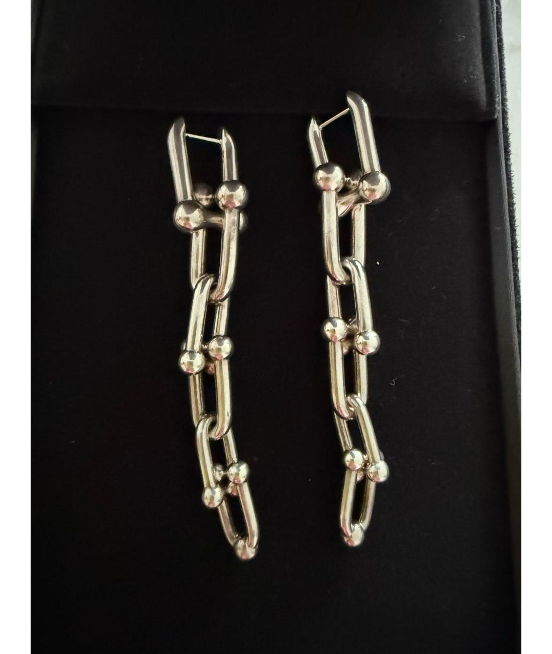 TIFFANY&CO Серебряные серебряные серьги, фото 2