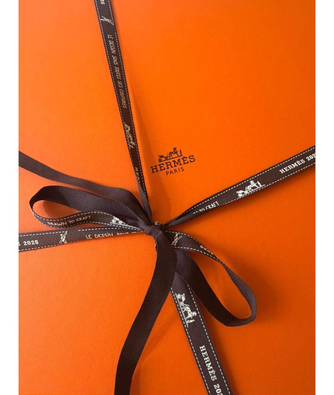 HERMES Коричневая кожаная сумка через плечо, фото 8