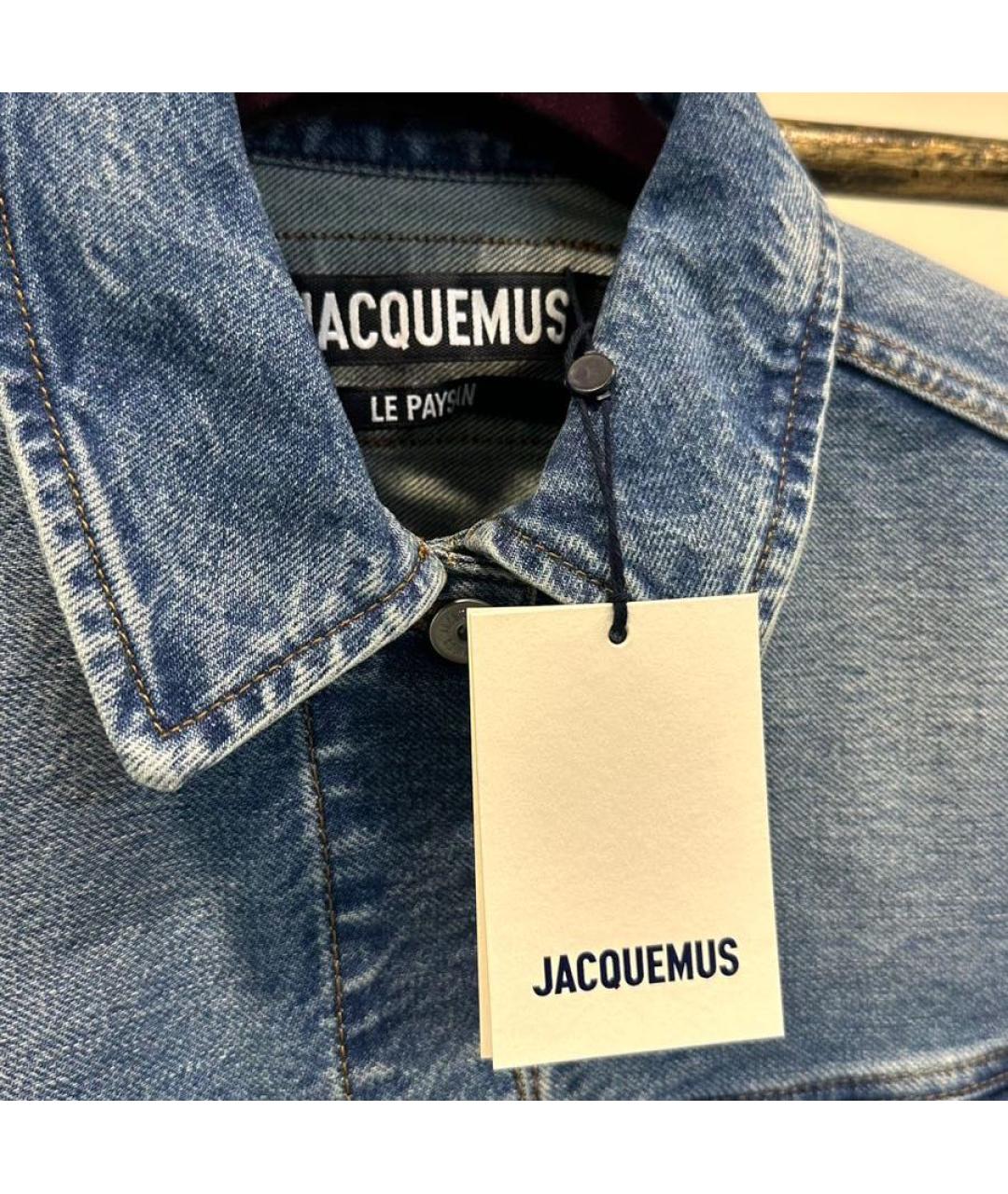 JACQUEMUS Голубая деним куртка, фото 3