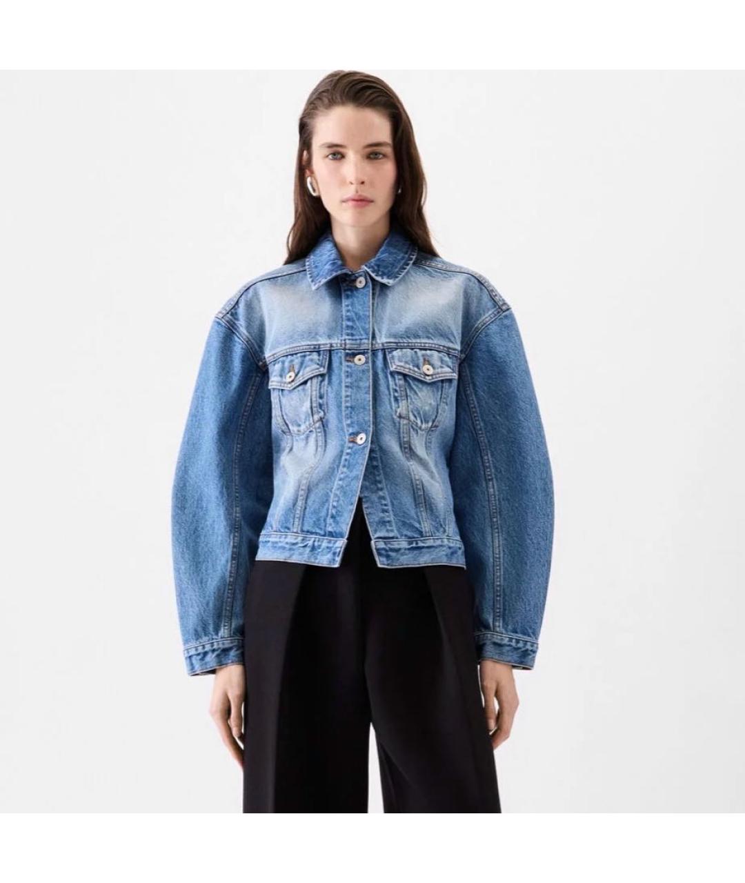 JACQUEMUS Голубая деним куртка, фото 6