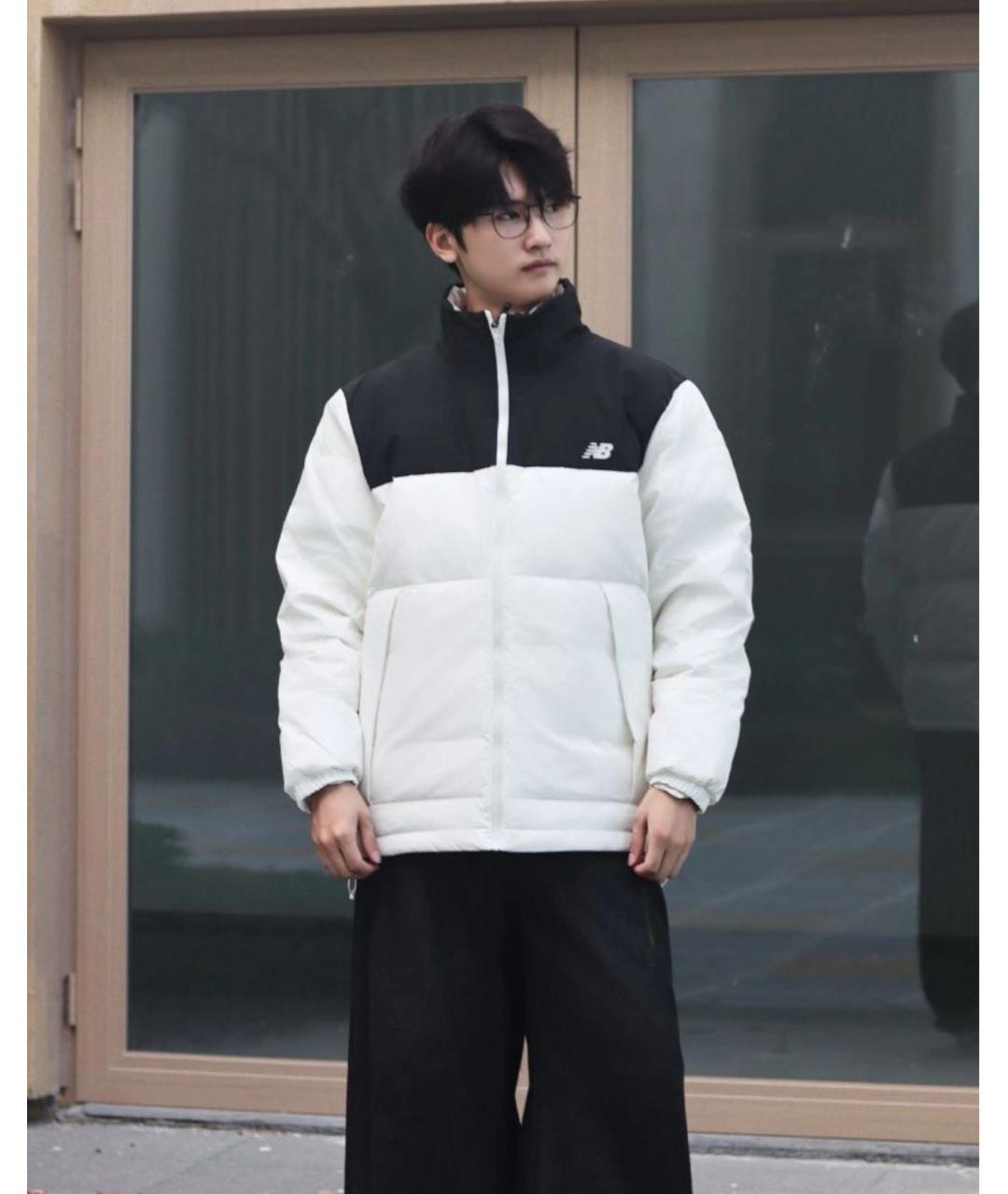 NEW BALANCE Белый полиэстеровый пуховик, фото 8