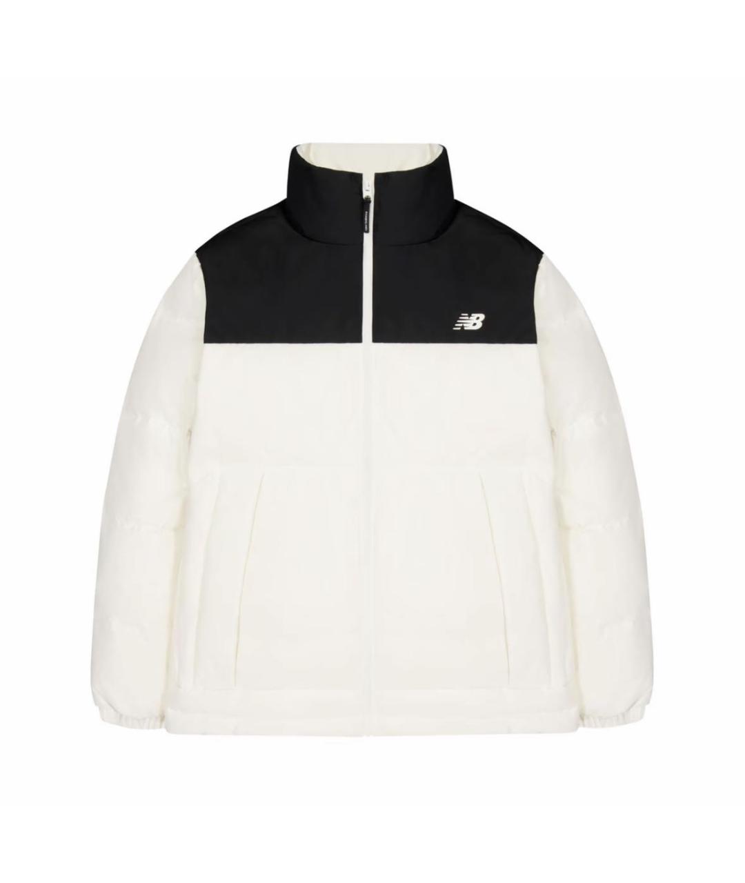 NEW BALANCE Белый полиэстеровый пуховик, фото 1