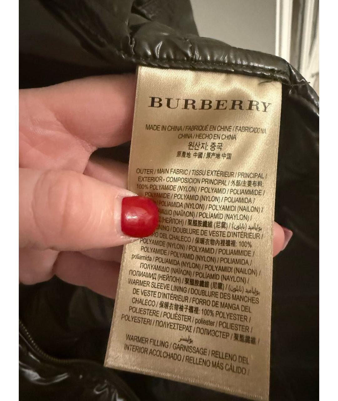 BURBERRY Хаки парка, фото 6