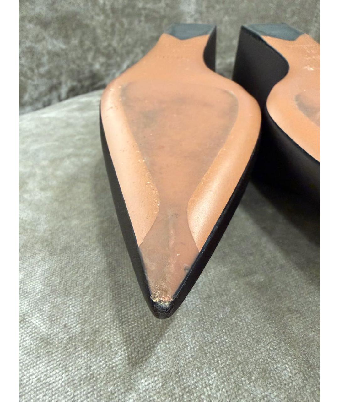 ALAIA Коричневые текстильные мюли, фото 8