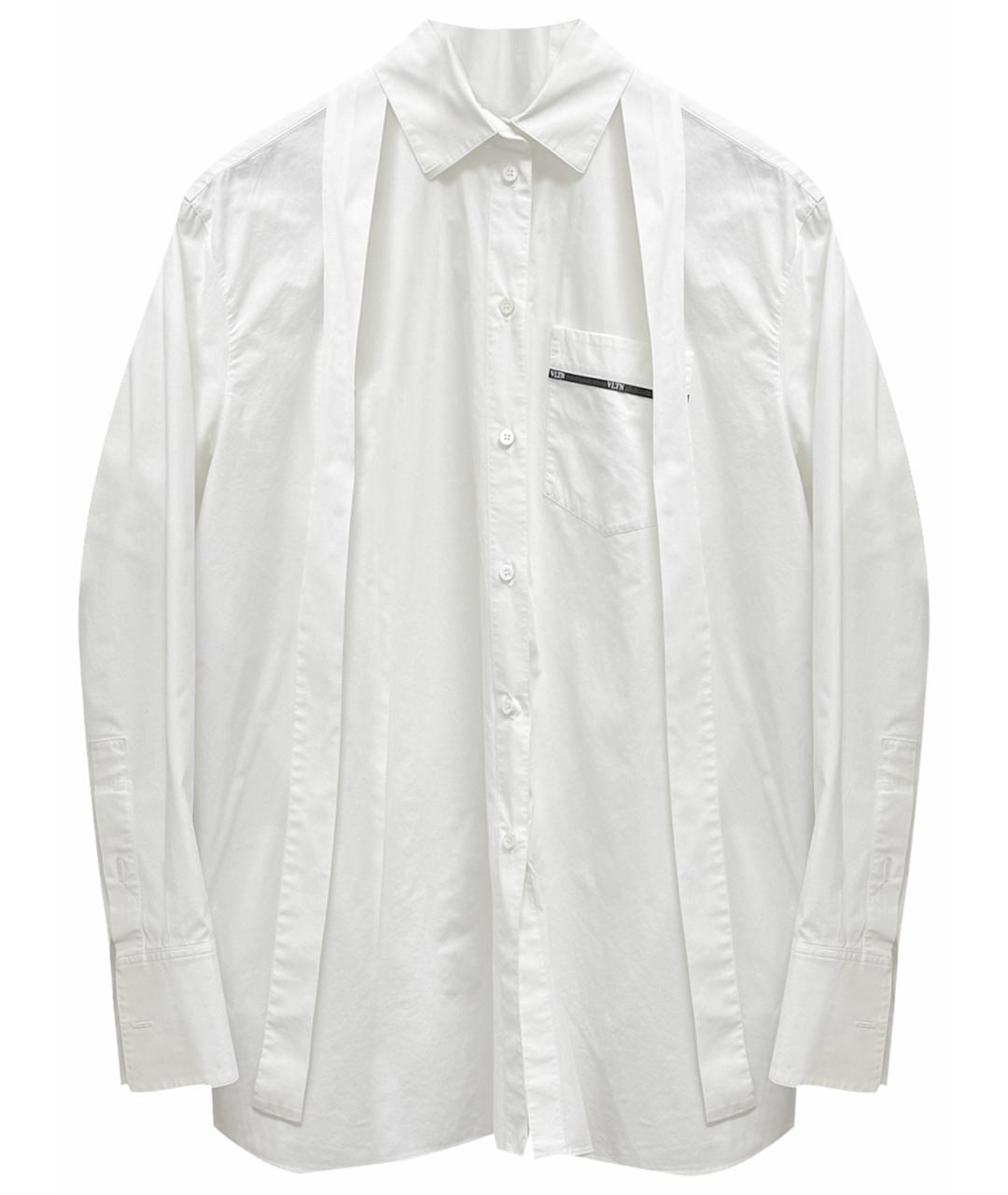 VALENTINO Белая хлопковая рубашка, фото 1