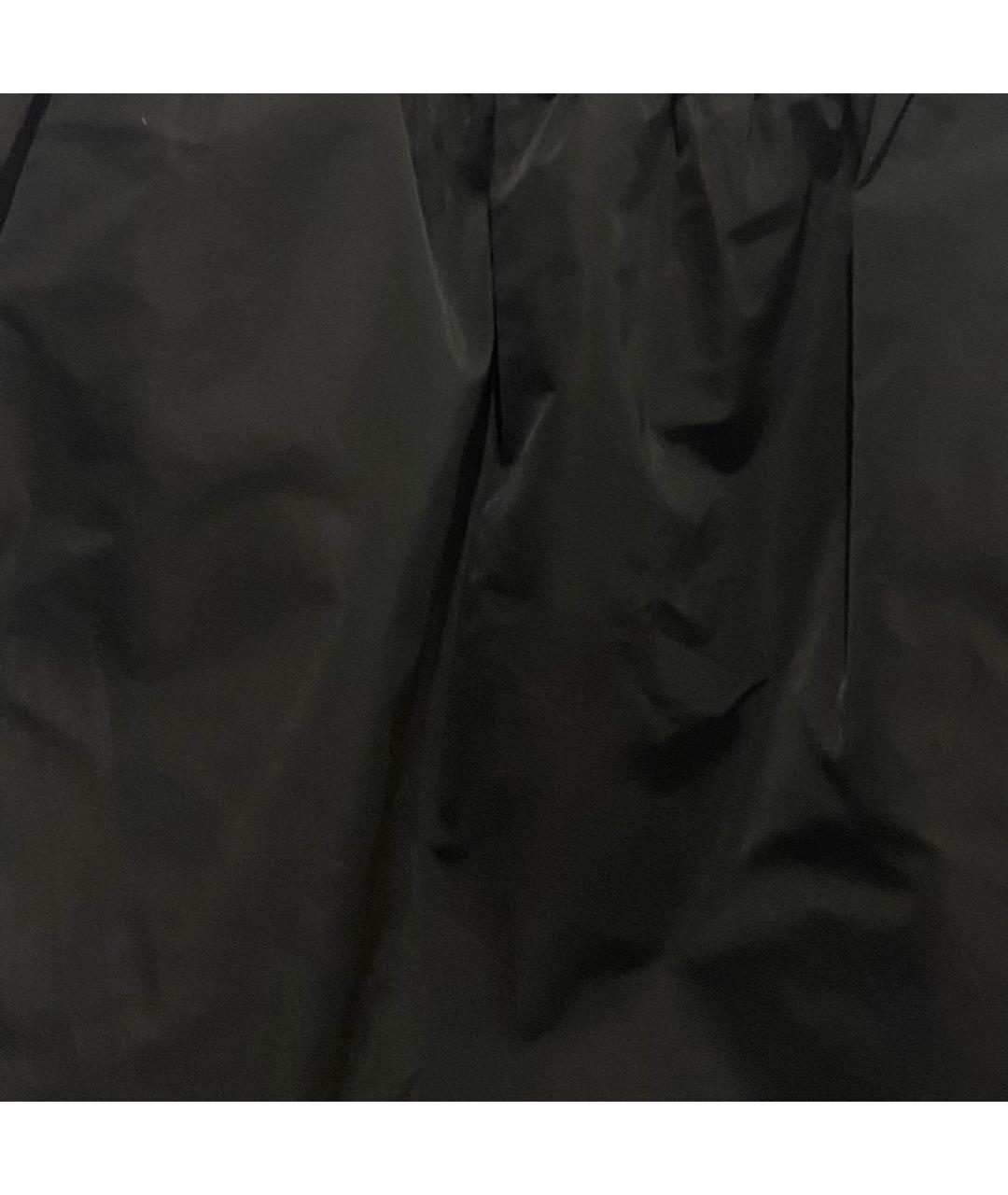 LOUIS VUITTON Антрацитовая полиэстеровая юбка мини, фото 4