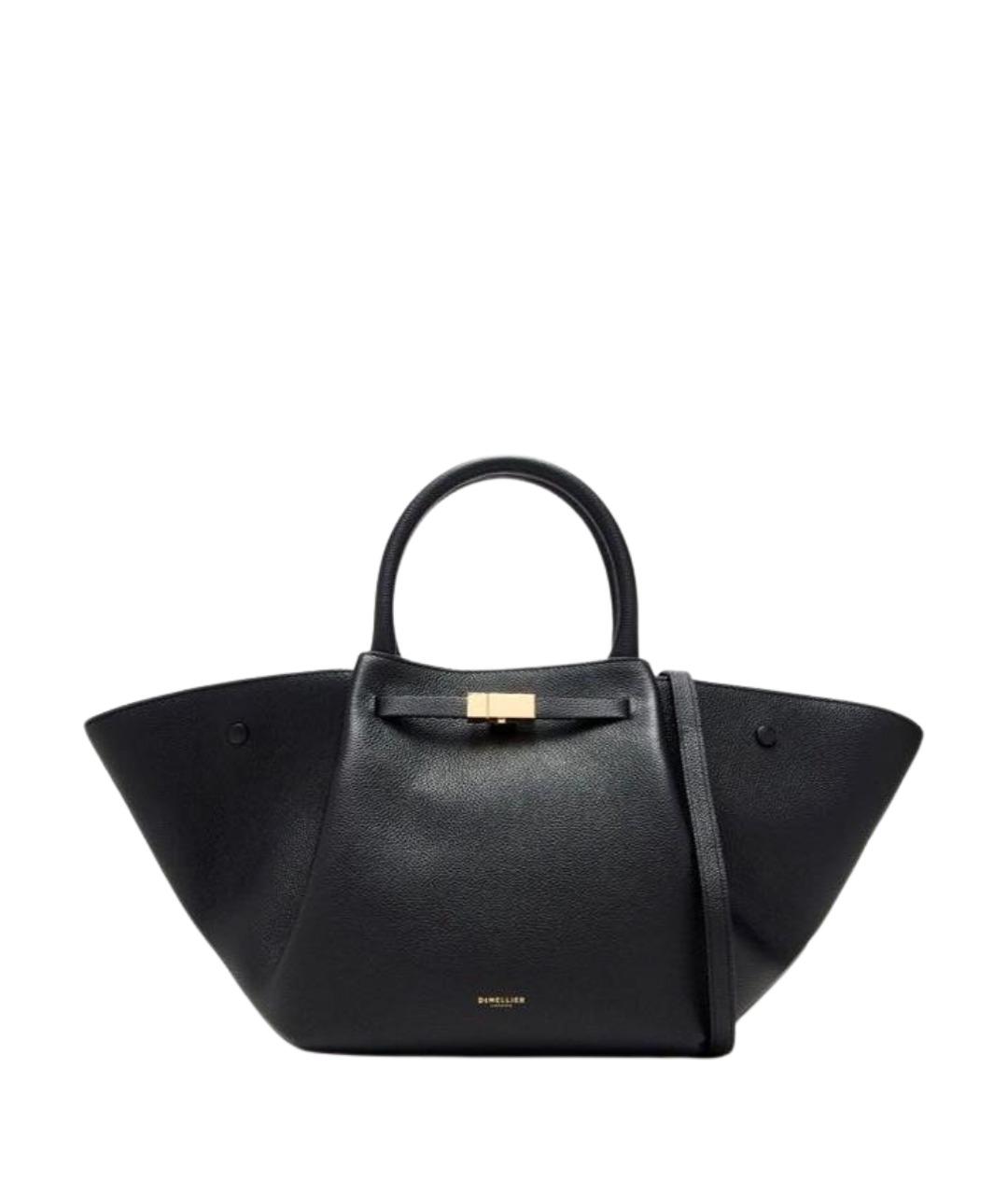DEMELLIER Черная замшевая сумка тоут, фото 1
