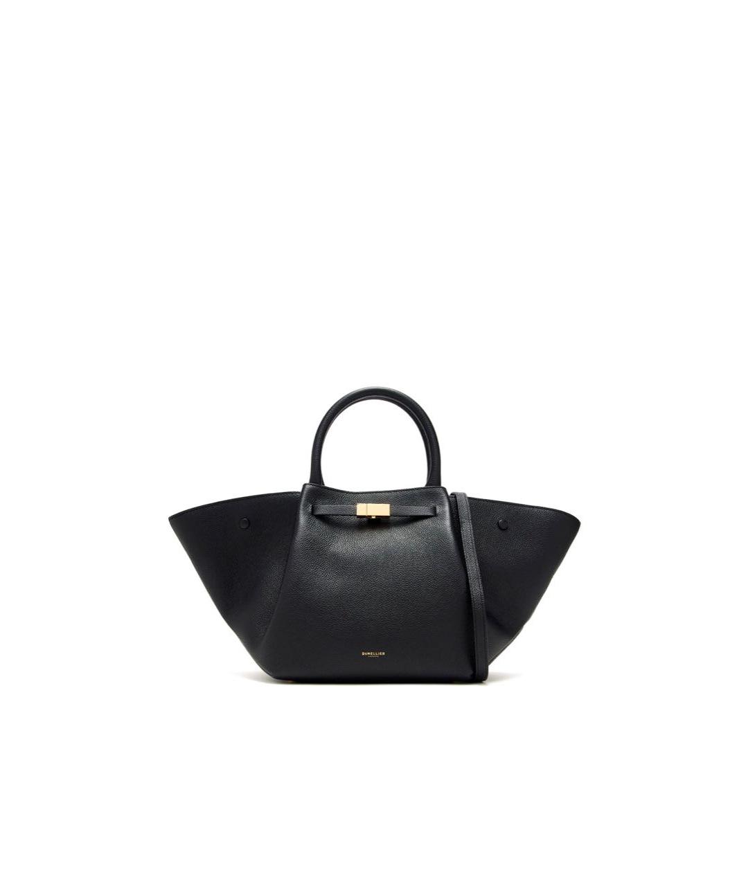 DEMELLIER Черная замшевая сумка тоут, фото 6