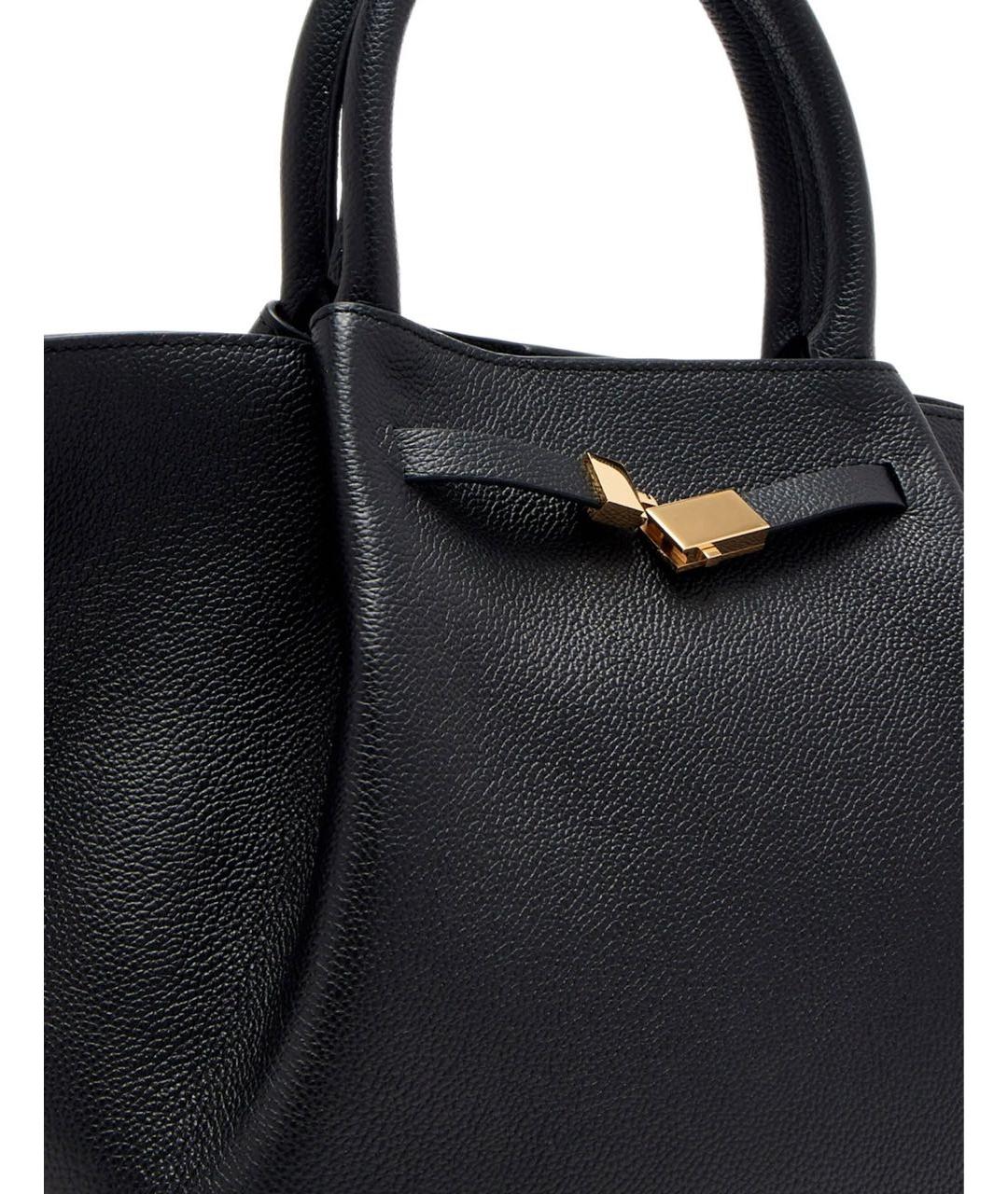 DEMELLIER Черная замшевая сумка тоут, фото 3