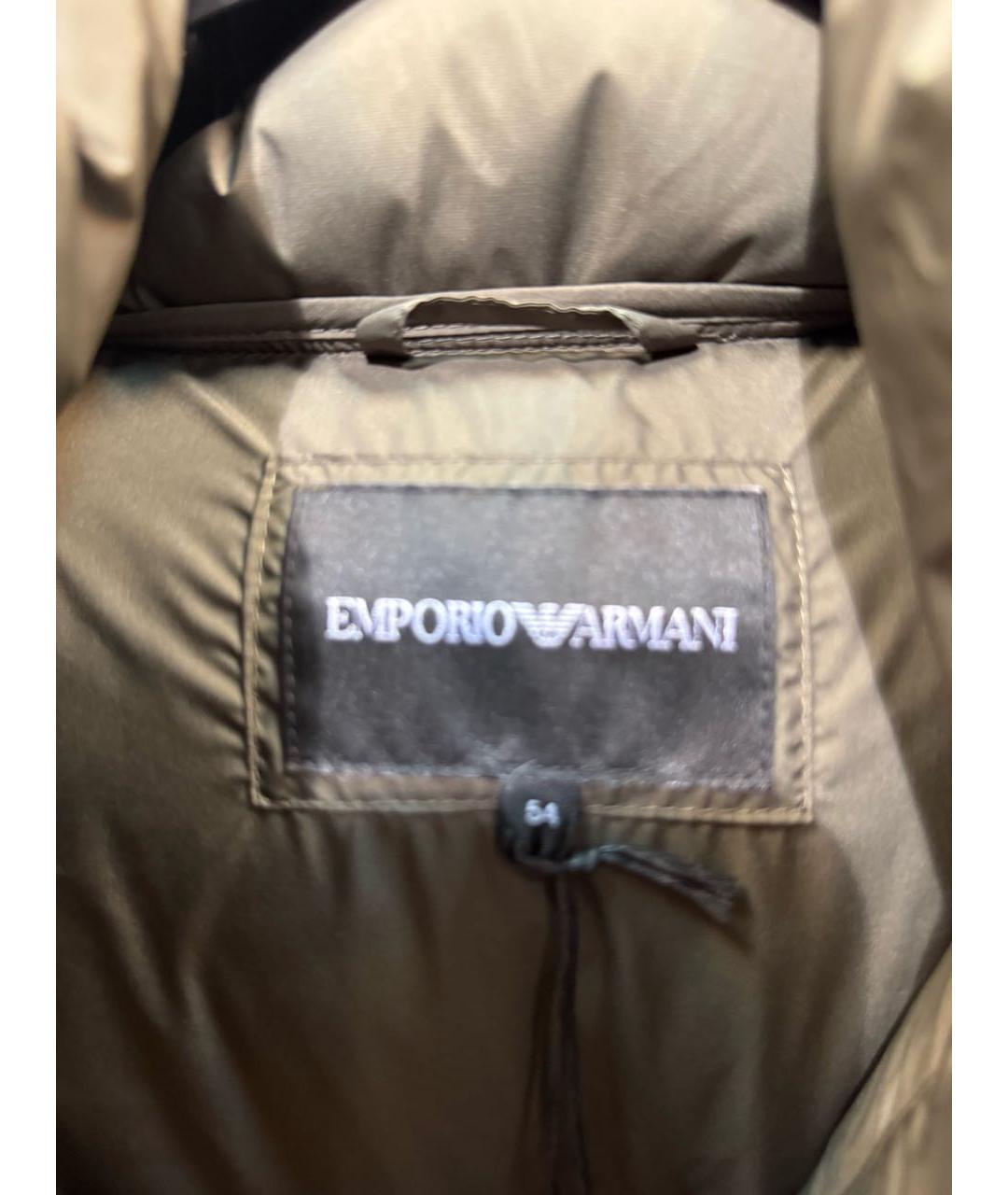 ARMANI EXCHANGE Хаки пуховик, фото 4