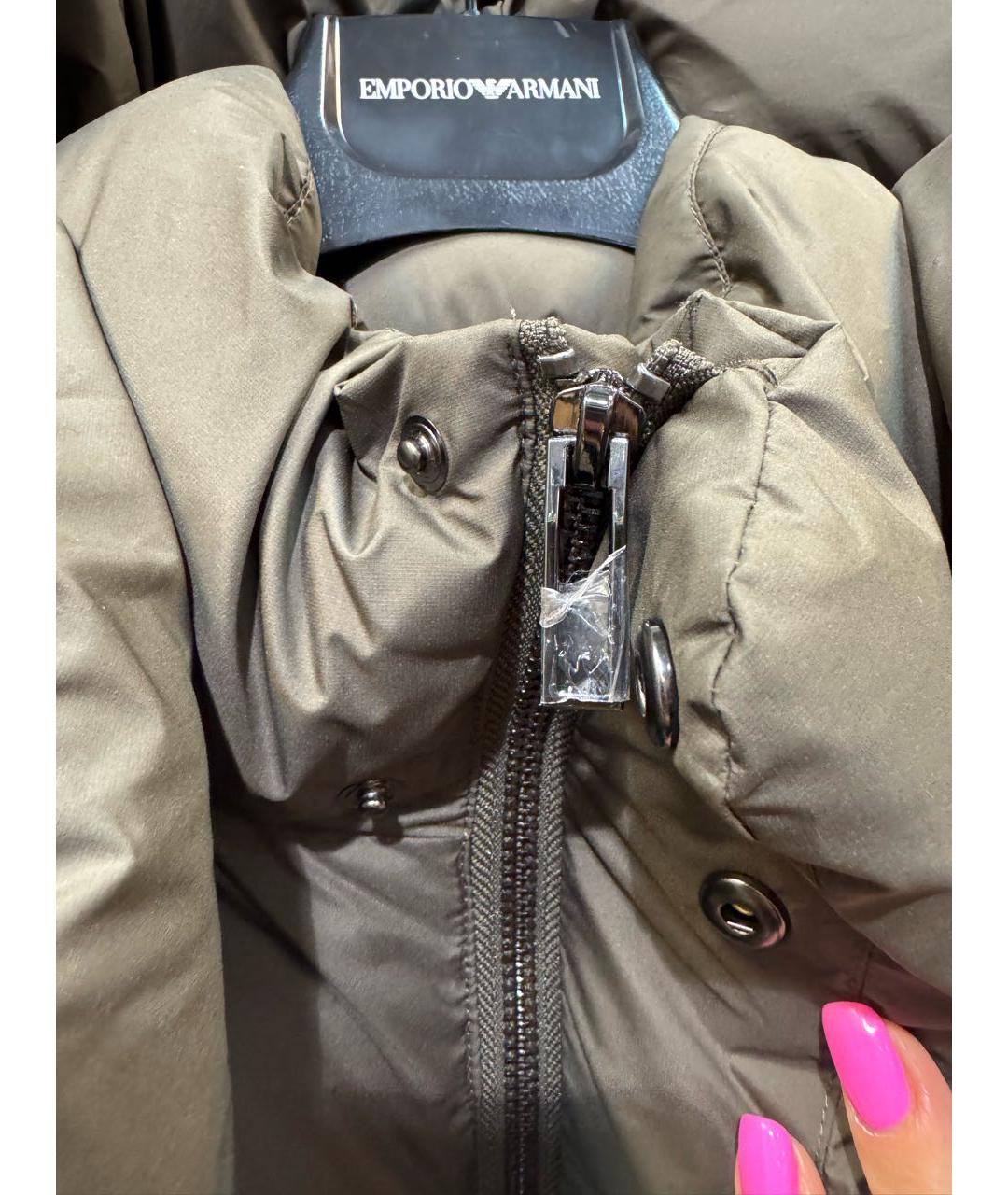 ARMANI EXCHANGE Хаки пуховик, фото 3