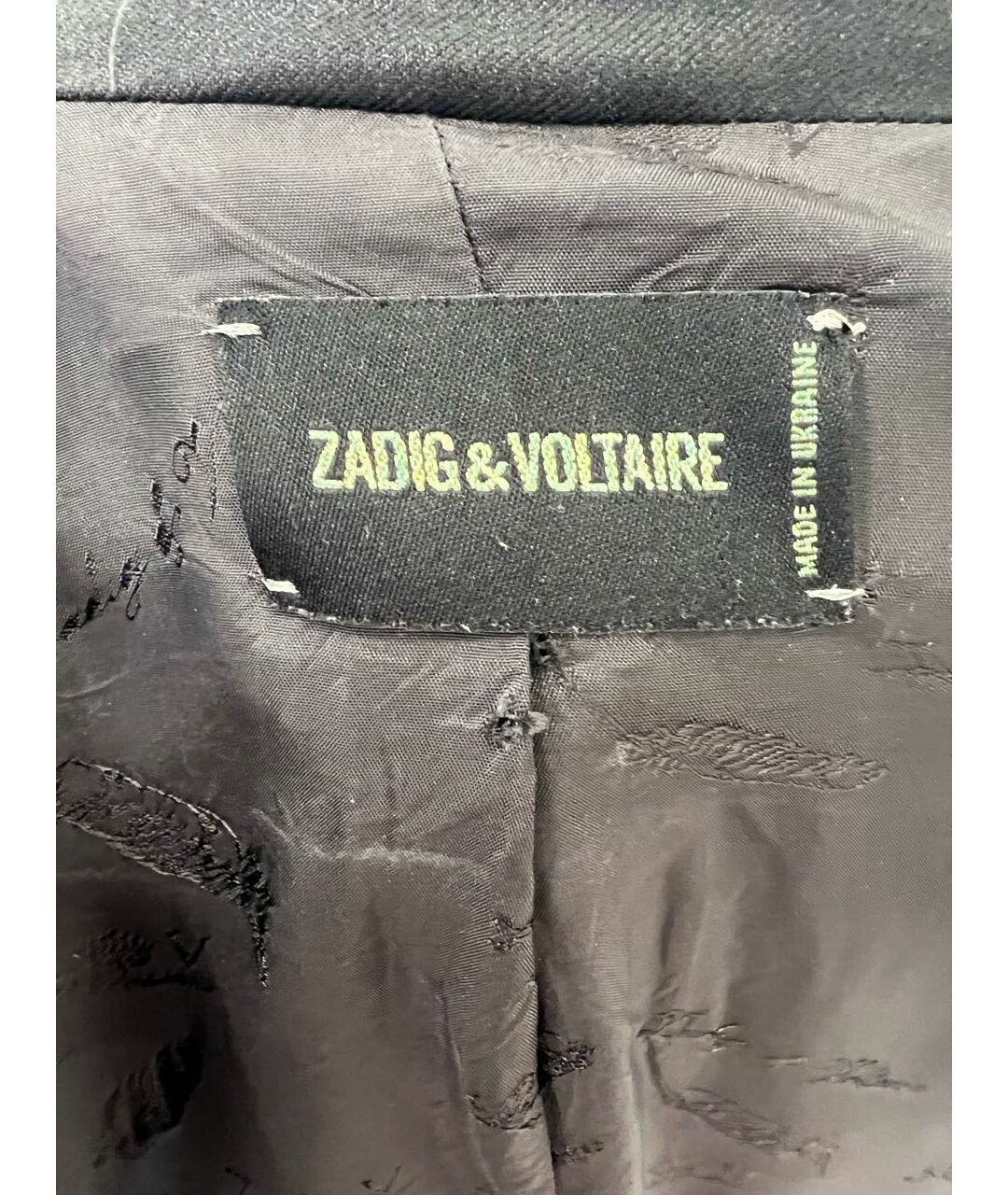 ZADIG & VOLTAIRE Черный жакет/пиджак, фото 5