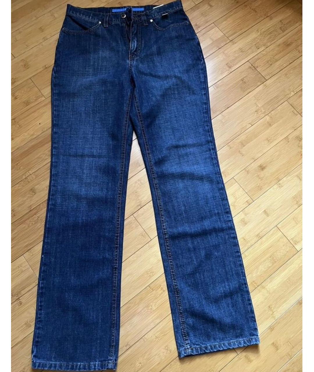 ESCADA Синие хлопковые прямые джинсы, фото 8