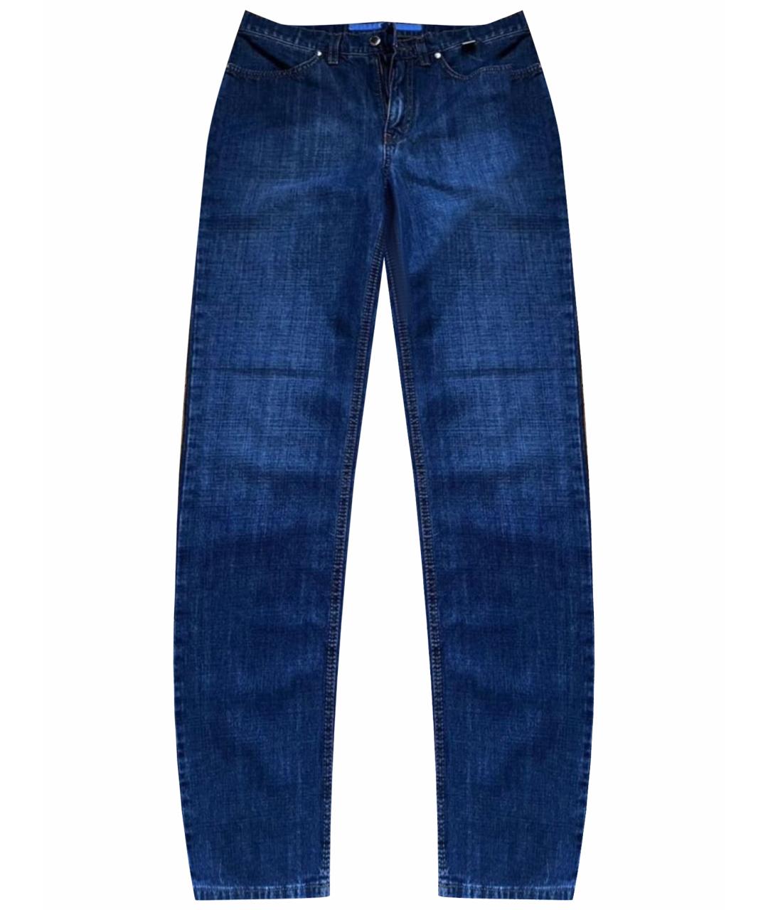 ESCADA Синие хлопковые прямые джинсы, фото 1