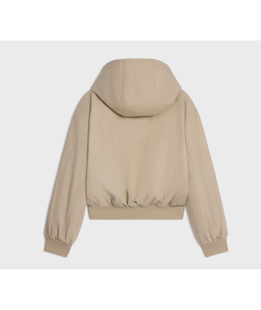 CELINE Бежевая хлопковая куртка, фото 2