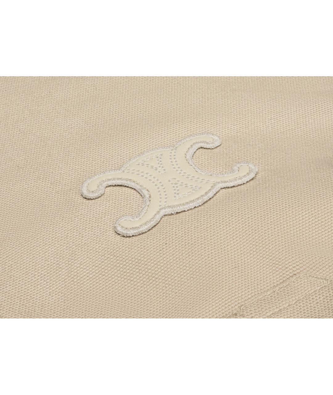 CELINE Бежевая хлопковая куртка, фото 4