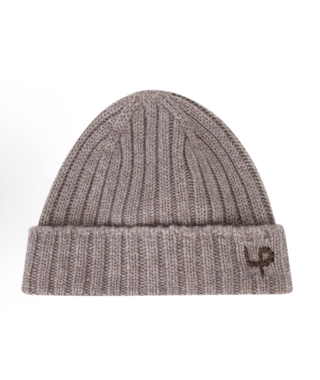 LORO PIANA Бежевая кашемировая шапка, фото 2