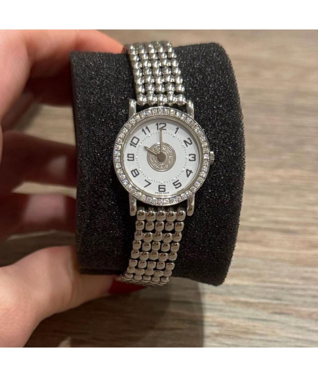 HERMES Серебряные часы, фото 2