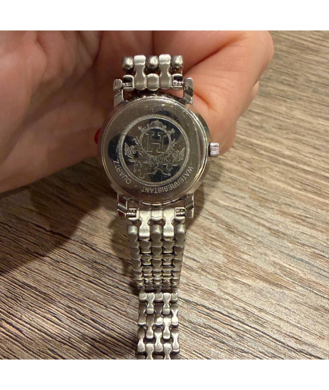 HERMES Серебряные часы, фото 4