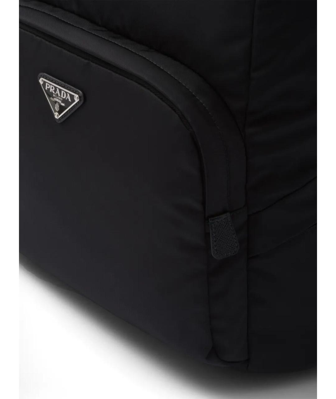 PRADA Черный синтетический рюкзак, фото 6