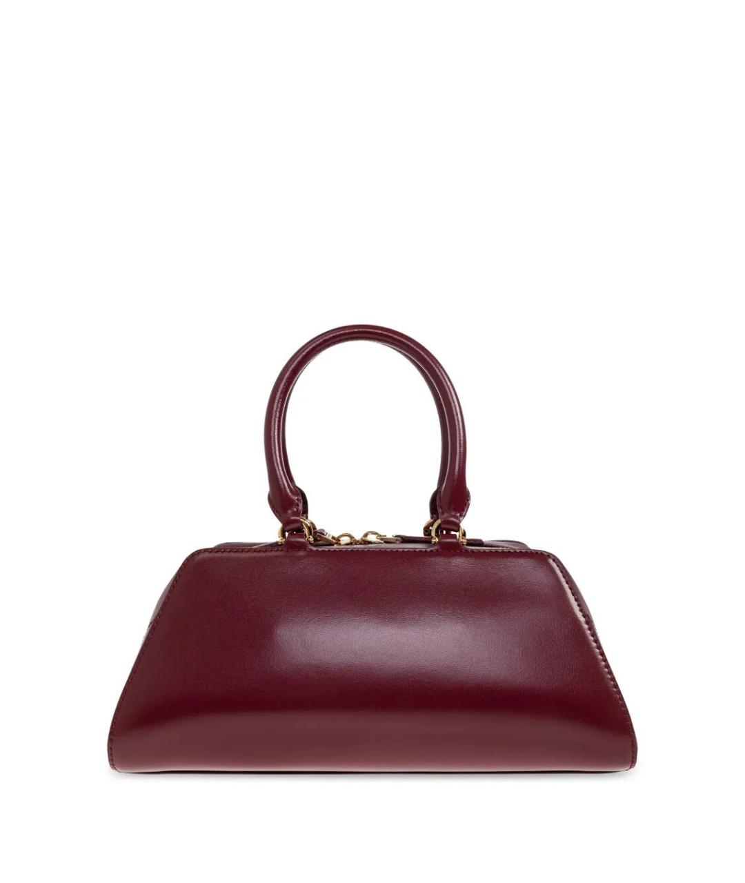 GIVENCHY Бордовая кожаная сумка тоут, фото 3