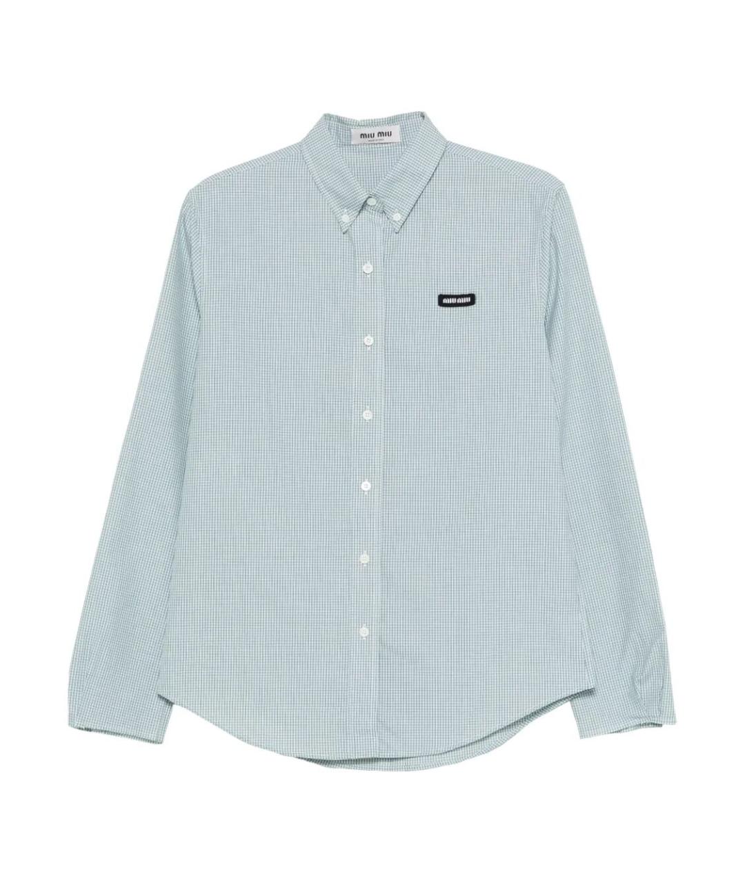 MIU MIU Мульти хлопковая рубашка, фото 1