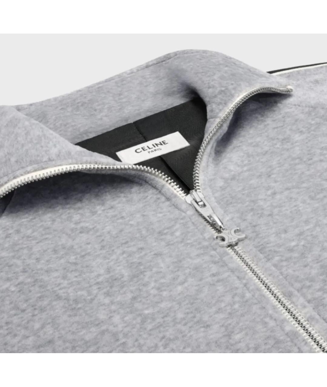CELINE Серый хлопковый костюм с брюками, фото 3