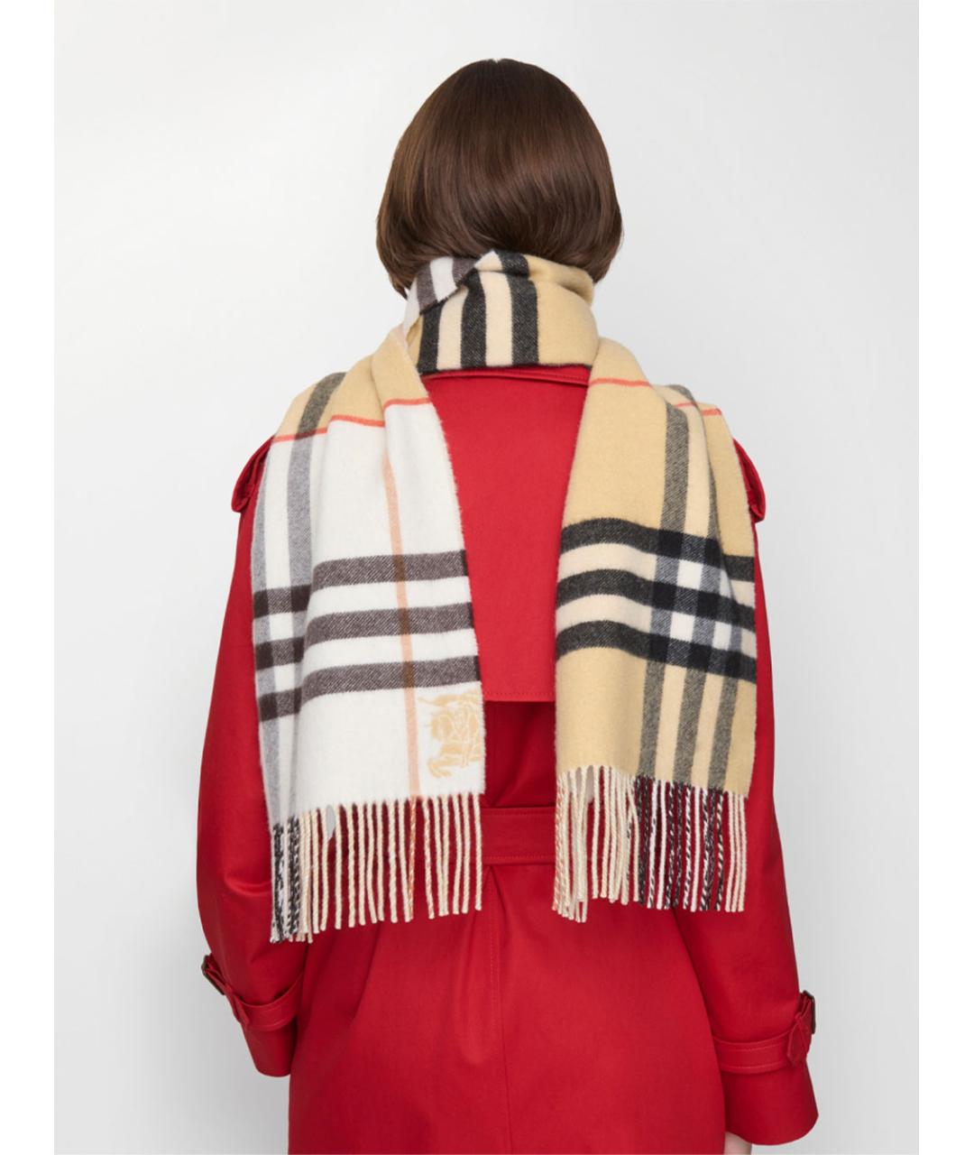 BURBERRY Мульти кашемировый шарф, фото 4
