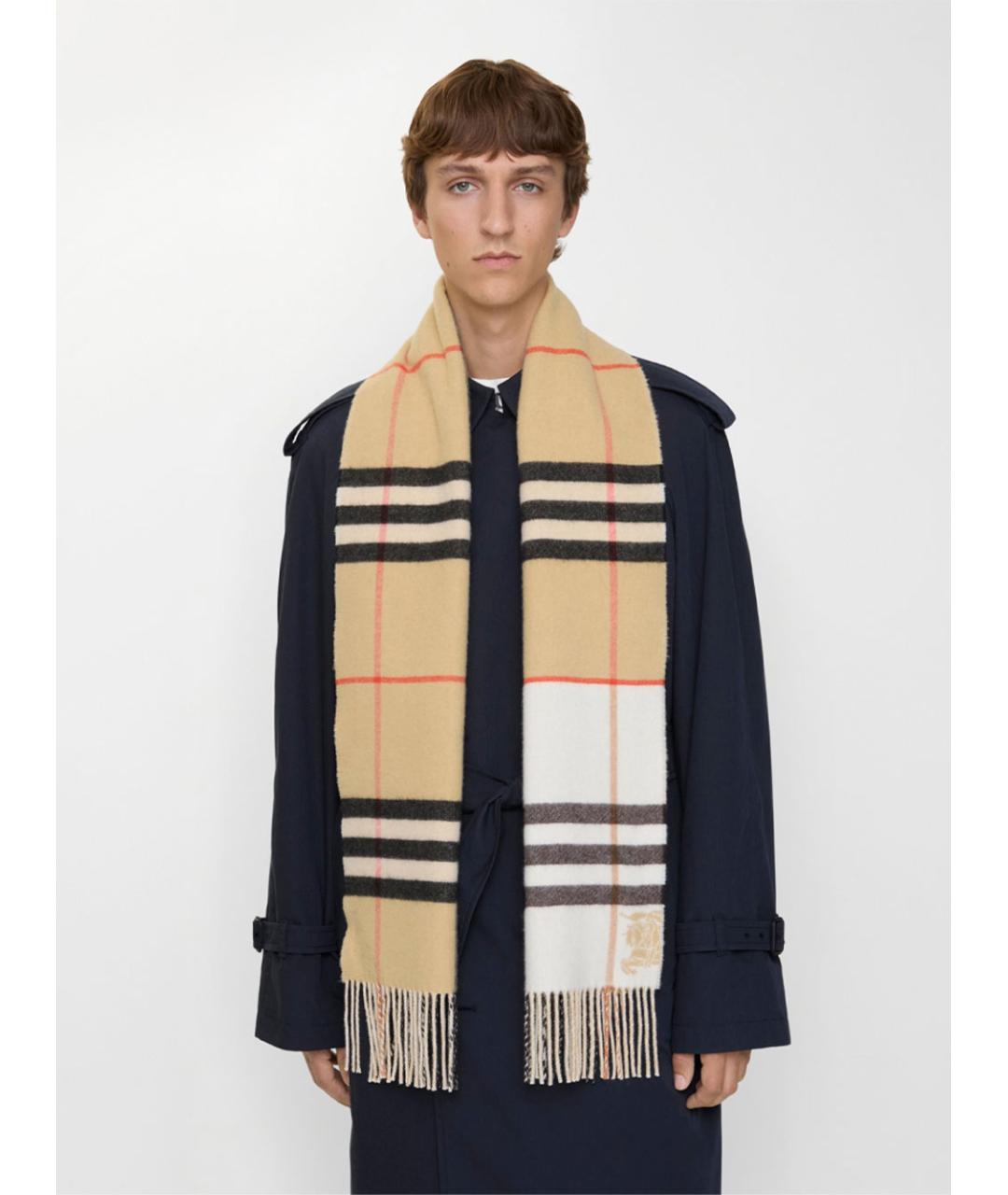 BURBERRY Мульти кашемировый шарф, фото 3