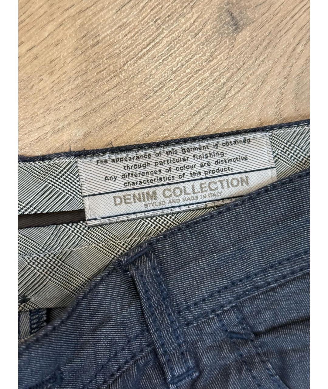 BRIONI Антрацитовые хлопковые повседневные брюки, фото 2