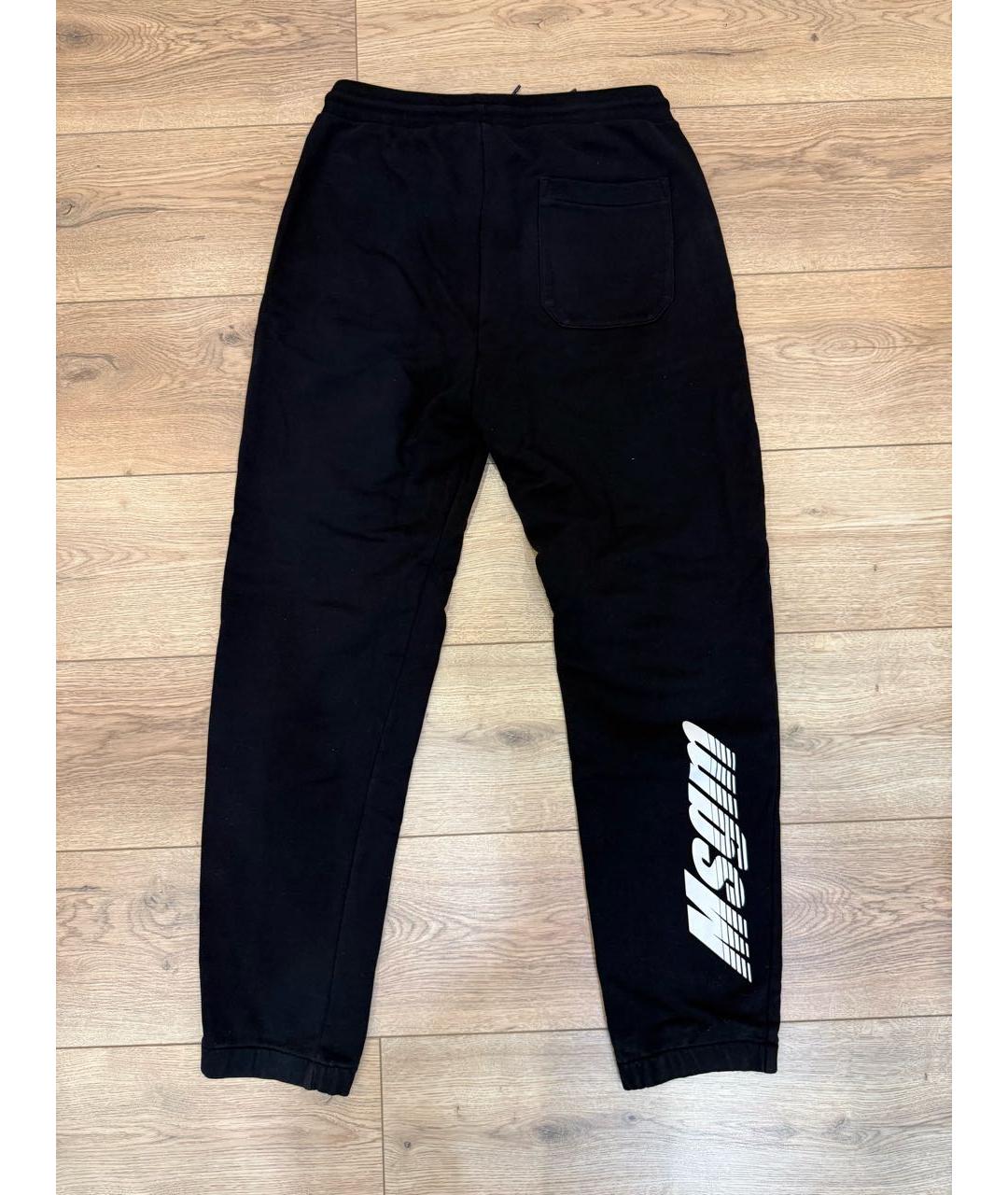 MSGM Черный хлопковый спортивный костюм, фото 7