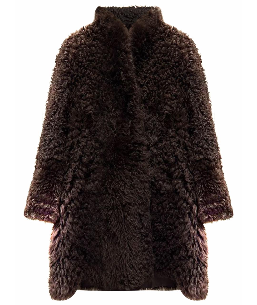 Tara Jarmon Коричневая меховая дубленка, фото 1