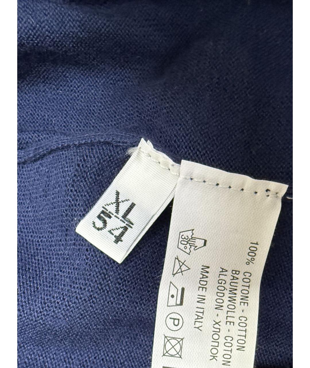 SVEVO Синий хлопковый джемпер / свитер, фото 4