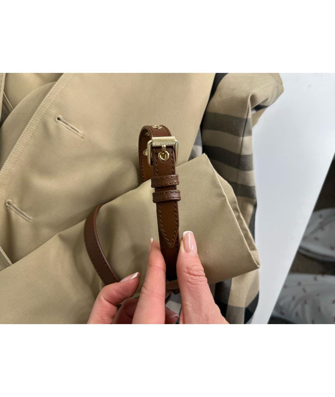 BURBERRY Бежевый тренч/плащ, фото 3