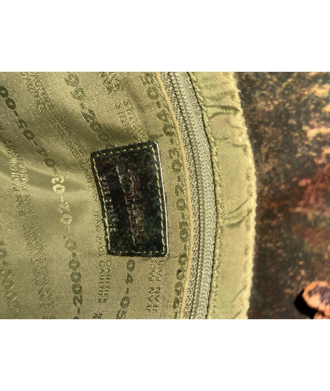 JEAN PAUL GAULTIER Мульти кожаная сумка с короткими ручками, фото 6