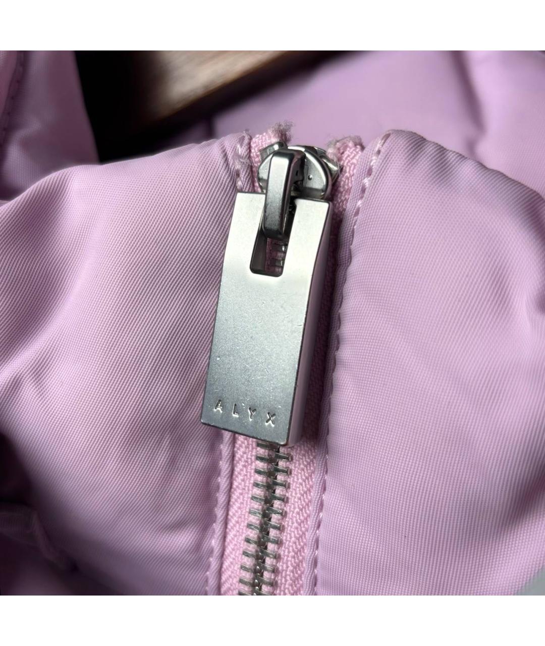 1017 ALYX 9SM Розовый полиамидовый пуховик, фото 4