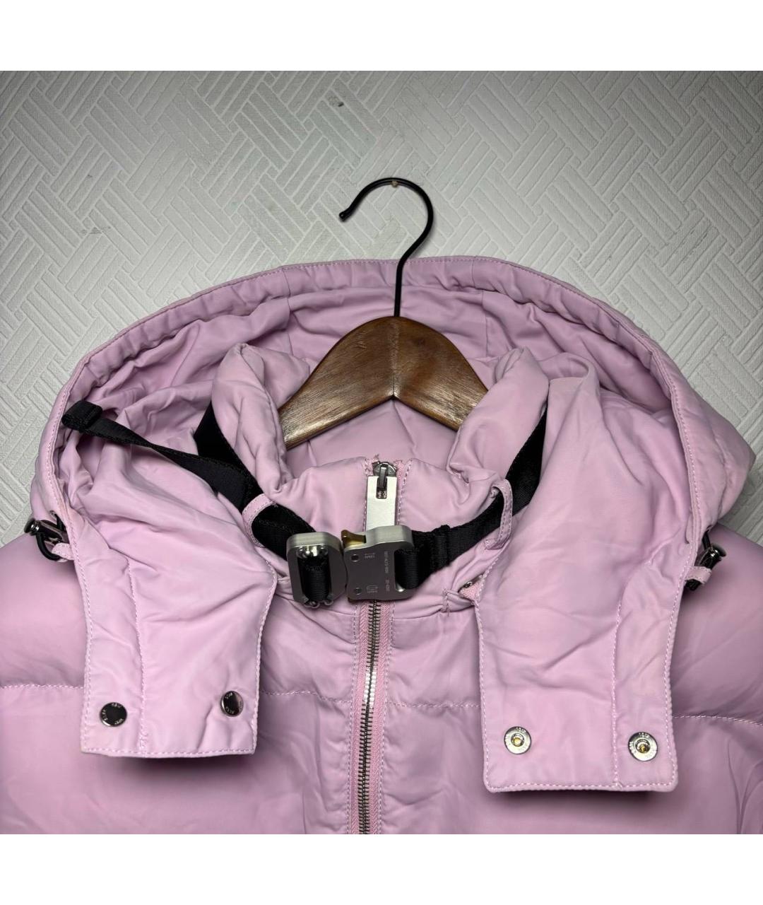 1017 ALYX 9SM Розовый полиамидовый пуховик, фото 2