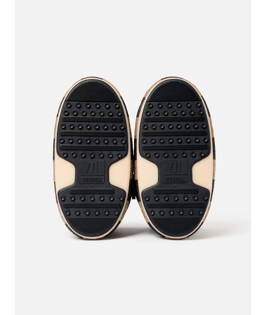 JACQUEMUS Бежевые текстильные ботинки, фото 4