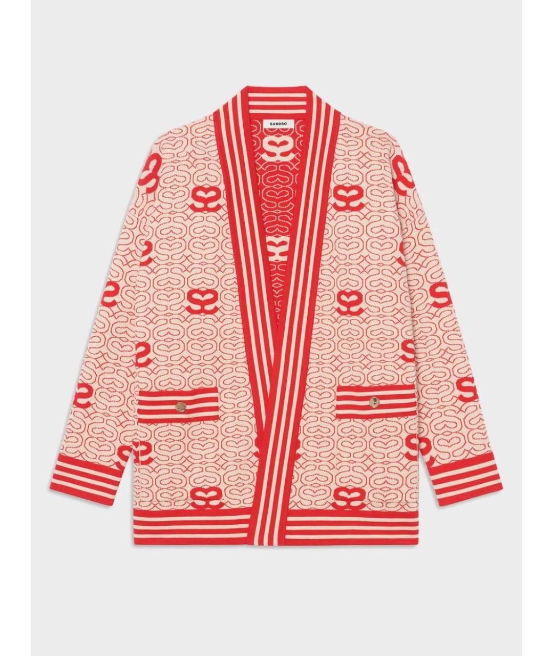 SANDRO Мульти хлопковый кардиган, фото 10