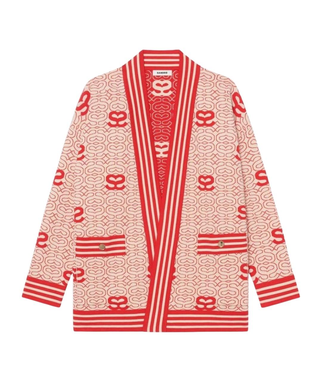 SANDRO Мульти хлопковый кардиган, фото 1