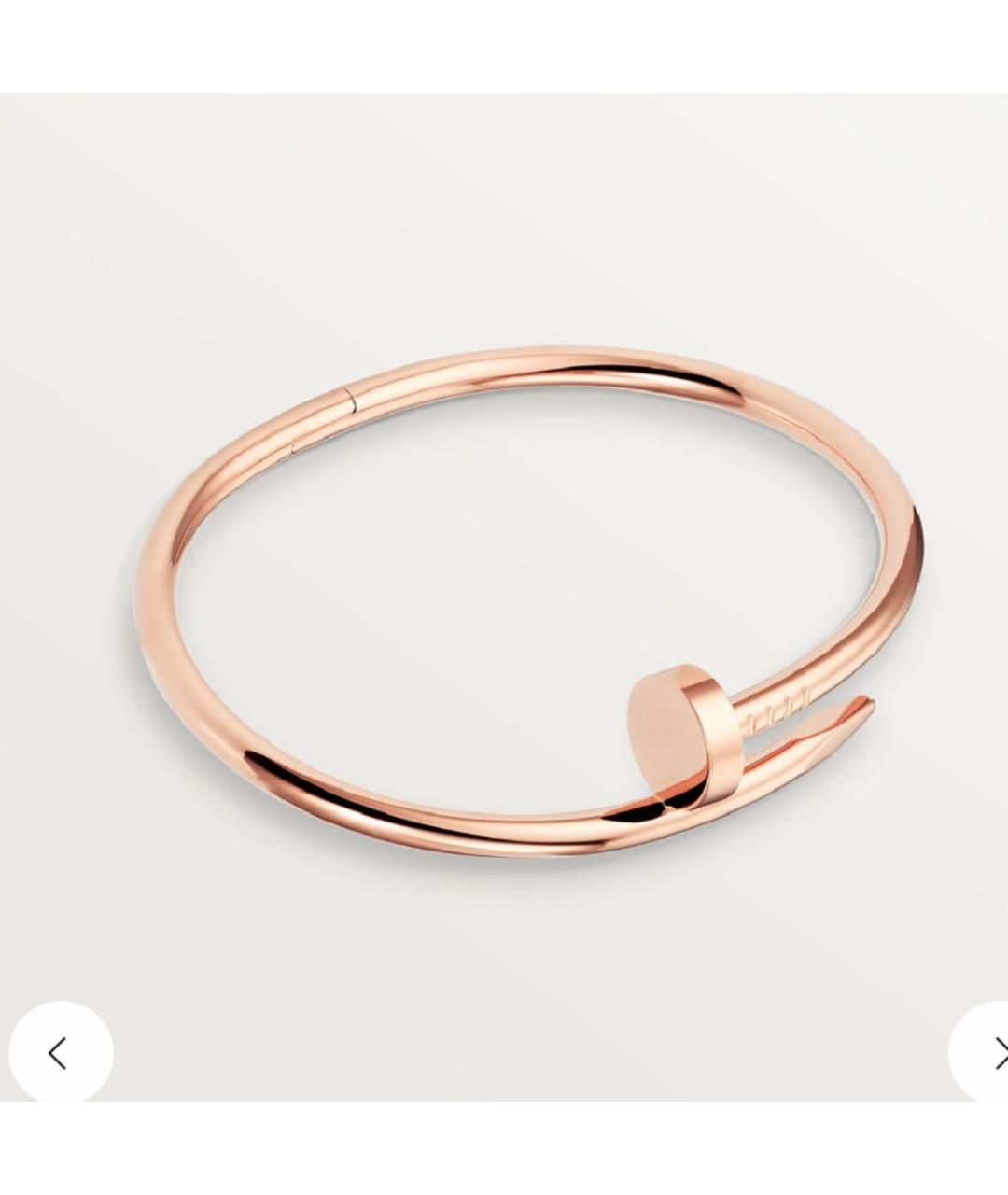 CARTIER Золотой браслет из розового золота, фото 3