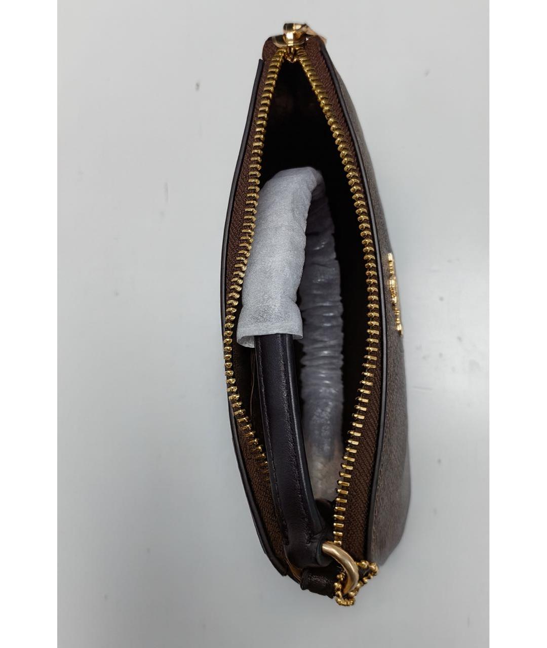 COACH Коричневая сумка через плечо, фото 4